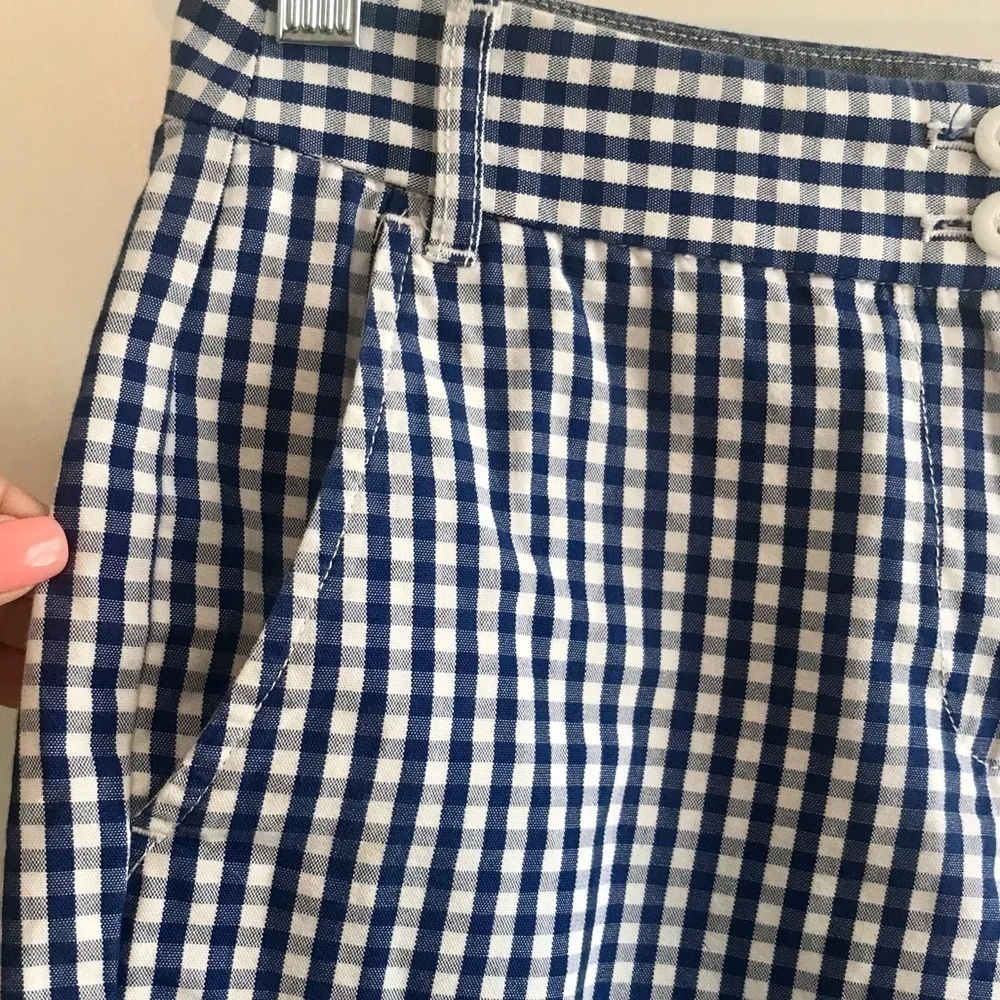Nautica Women’s Blue Gingham Shorts - Picture 6 of 12